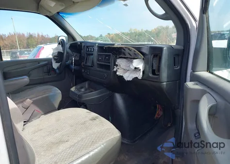 2008 Chevrolet Express Ls from USA, damaged, VIN 1GAHG39K581109279